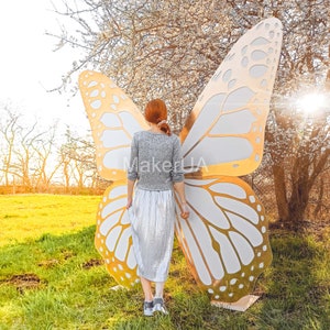 Vlinder Achtergrond Engelenvleugels Spiegel Goud Zilver Verjaardagsfeestje Bruiloft Decoraties Vogelstandaard Boog Photo Booth Prop Meisje Babyshower Decor