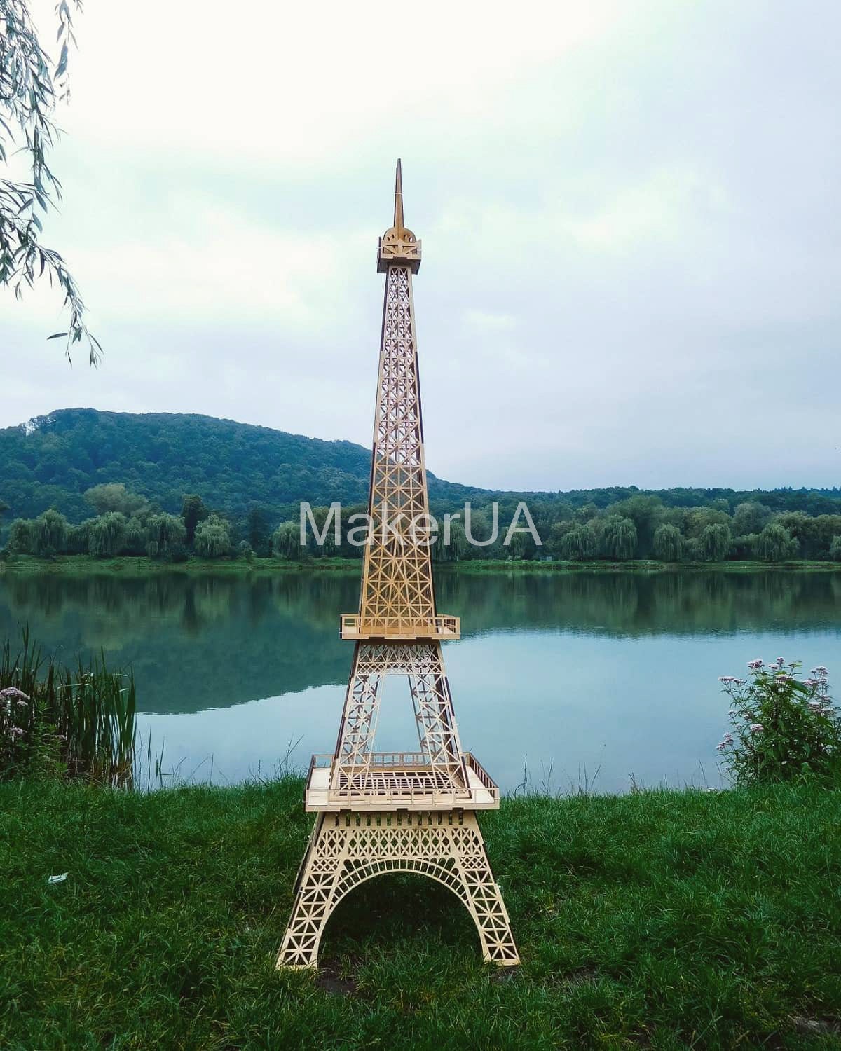 Big Eiffel Tower, 2m Wood Sculpture, Eiffel Tower Decor, Eiffel Tower