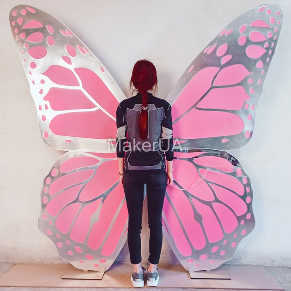 Butterfly backdrop, Party Prop decor, Background, Wood Butterfly, Wedding wings, Baby Showers, Cake mirror centerpiece Papillon Mariposa