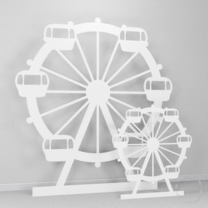 Reuzenrad 6,6 ft Verjaardagsfeestje Decoraties fotolijst stand rekwisieten carnaval carrousel circus koets festival boog achtergrond evenement decor