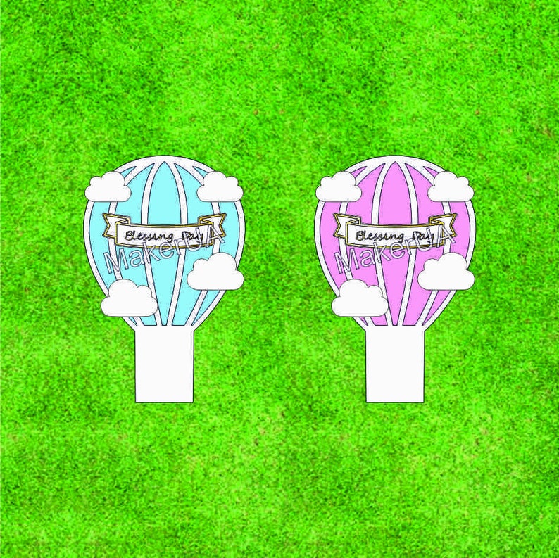 Hot Air Balloon Baby Shower Party Backdrop Christening Etsy