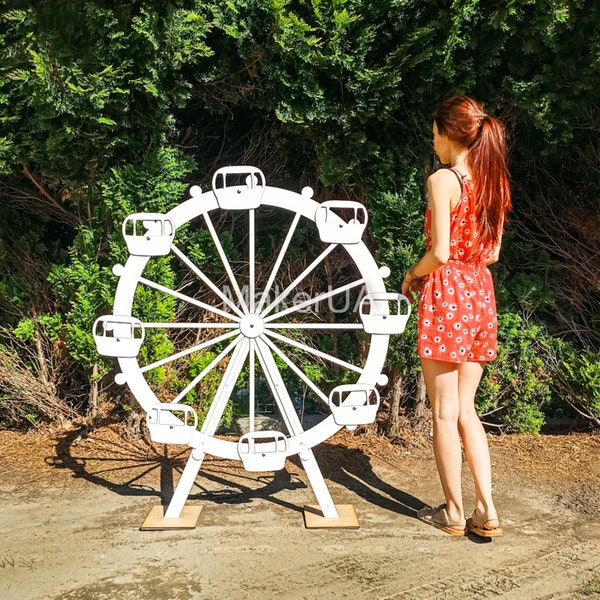 Large Ferris Wheel huge carnival circus backdrop arch centrepiece Decor prop Decoration for birthday Party hire newborn baby shower wedding