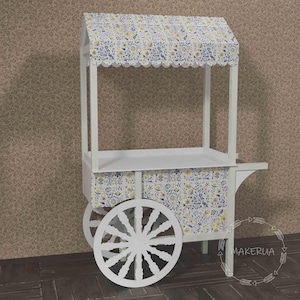 Candy Cart custom birthday wedding party props event sweet bar stand cake table display flower floral catering beauty salon furniture decor