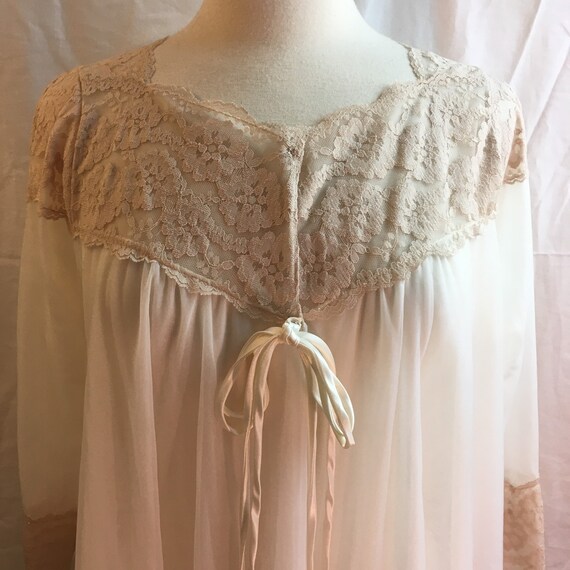 Bridal Lingerie Vintage Peignoir 1950s Neiman Marc