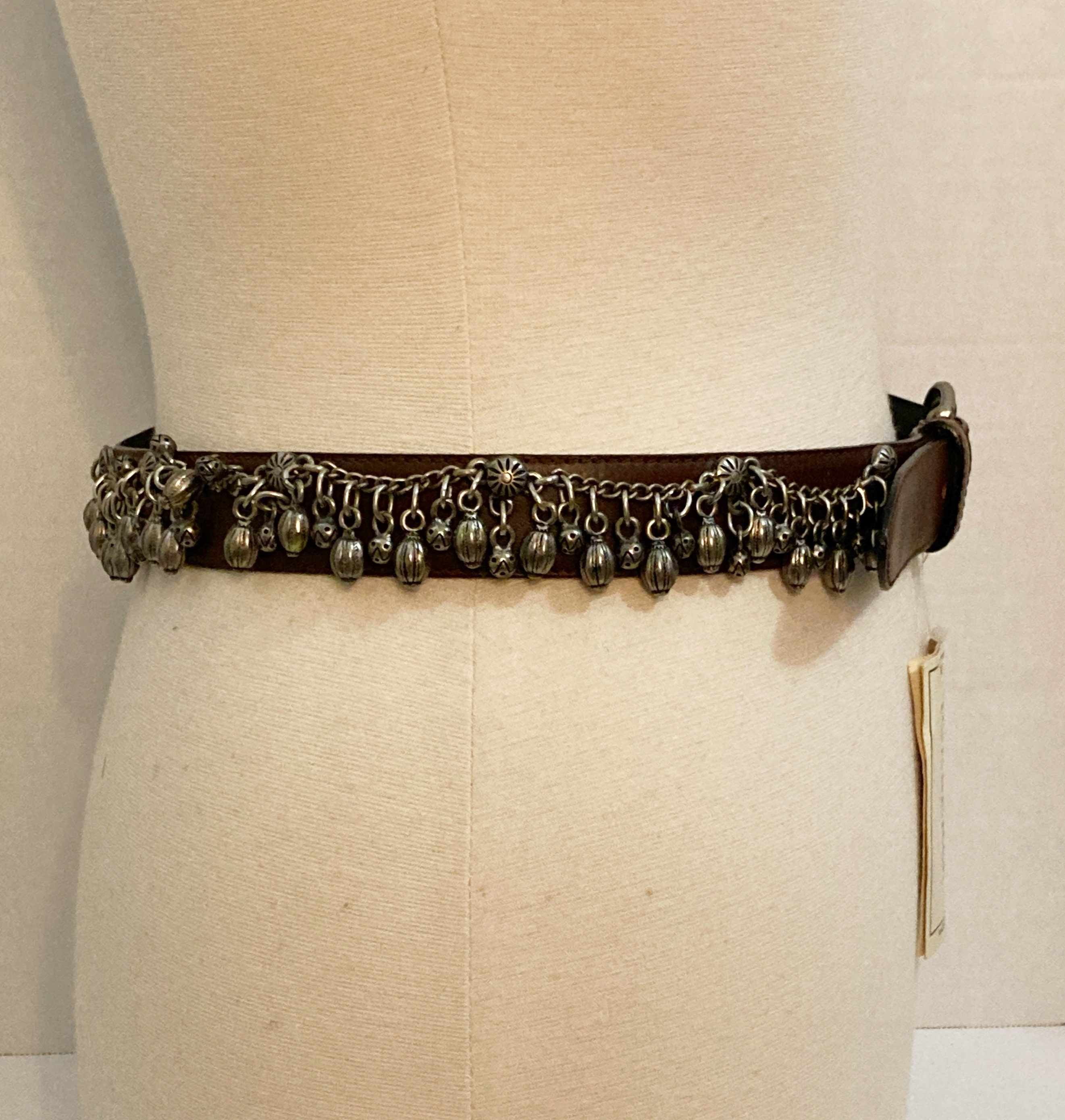 Iceberg Silver Toggle Link Chain Belt b49107_a1.png main image 3