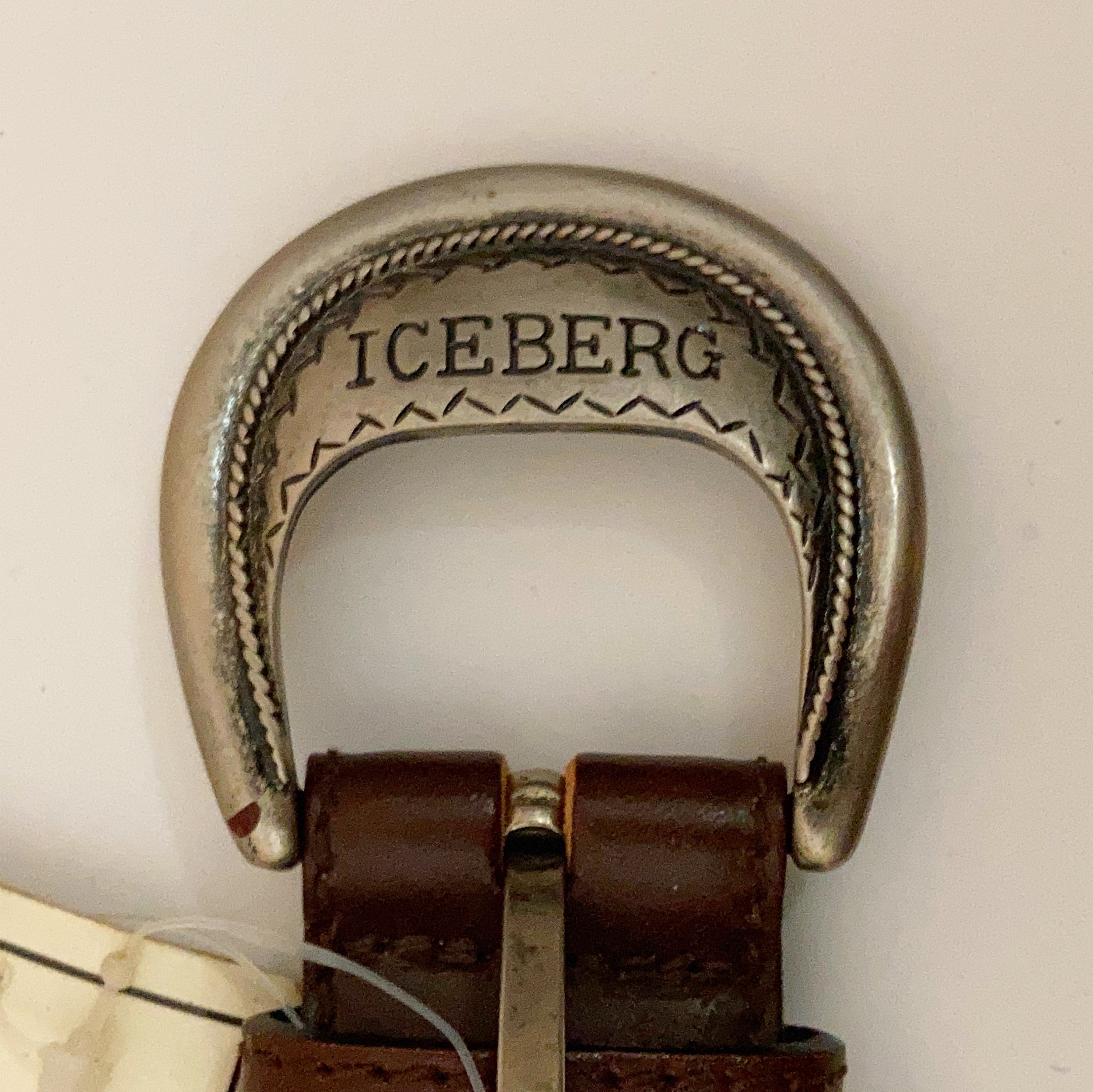Iceberg Silver Toggle Link Chain Belt b49107_a1.png main image 4