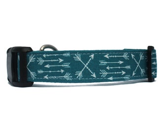 Teal Wanderlust Pet Collar