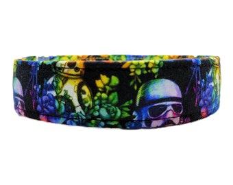 Rainbow Floral Space Wars Collar