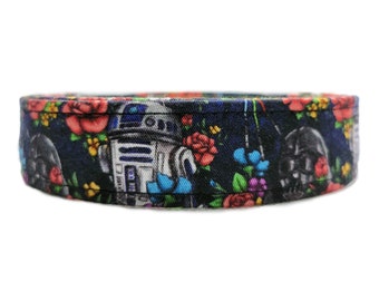 Navy Floral Space Wars Collar