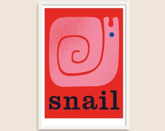 Animal Poster A3 – Caracol