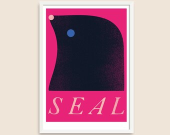 Animal Poster A3 – Seal