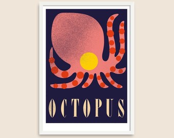 Animal Poster A3 – Octopus