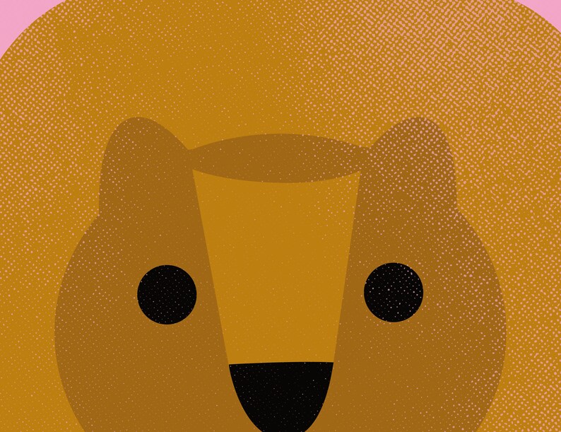 Cartel Animal A3 – León imagen 2