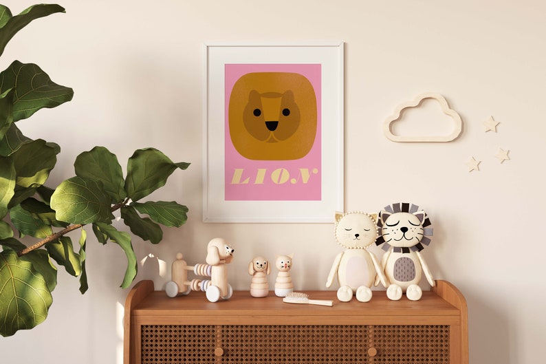 Cartel Animal A3 – León imagen 4