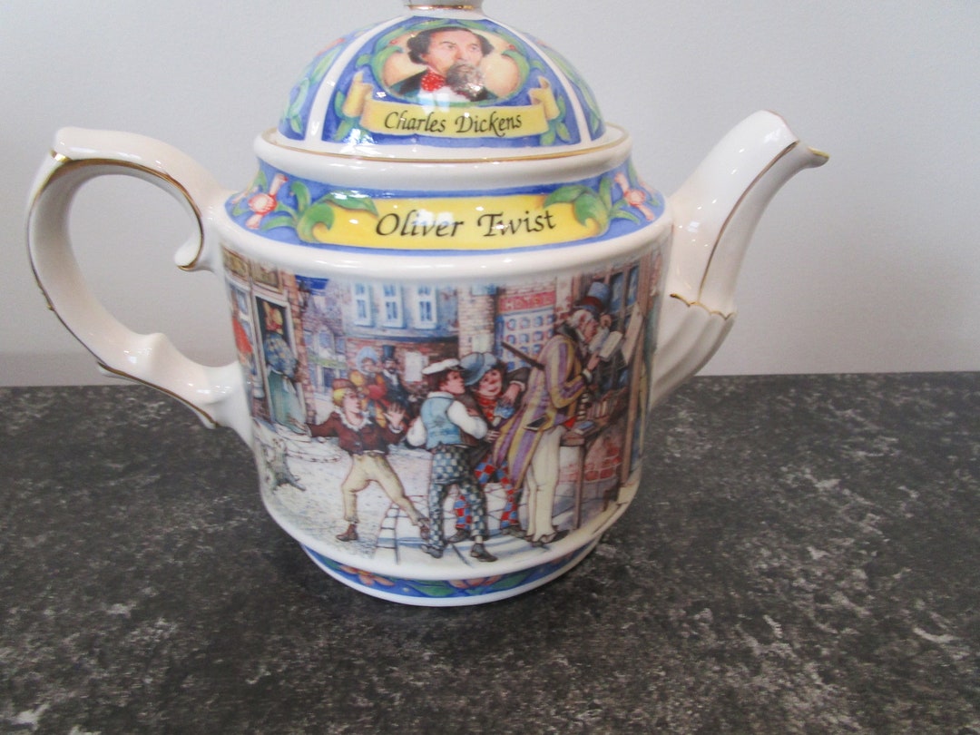 Sadler Teapot Oliver Twist Charles Dickens Collection Etsy