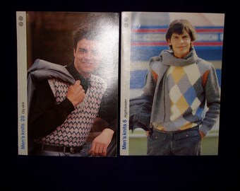 Mens vintage knitting patterns (2)