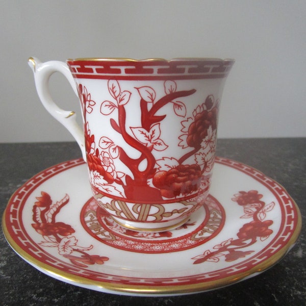 Demi tasse cup and saucer, coffee cup crown staffordshire.