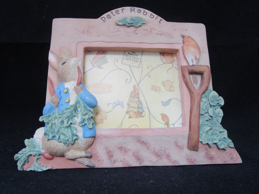 Peter Rabbit Picture Frame Vintage Etsy