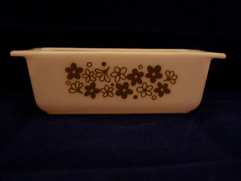 pyrex loaf dish crazy daisy