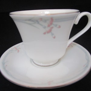 Royal doulton &#39;carnation&#39; cup and saucer