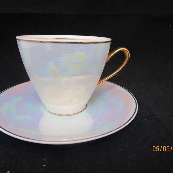 Demi-tasse cup and saucer vintage