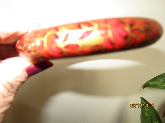 Vintage bangle ginger and rust - image 4