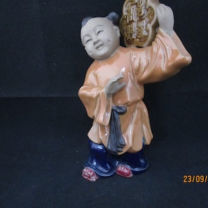 Grande shiwan mudman in ceramica orientale