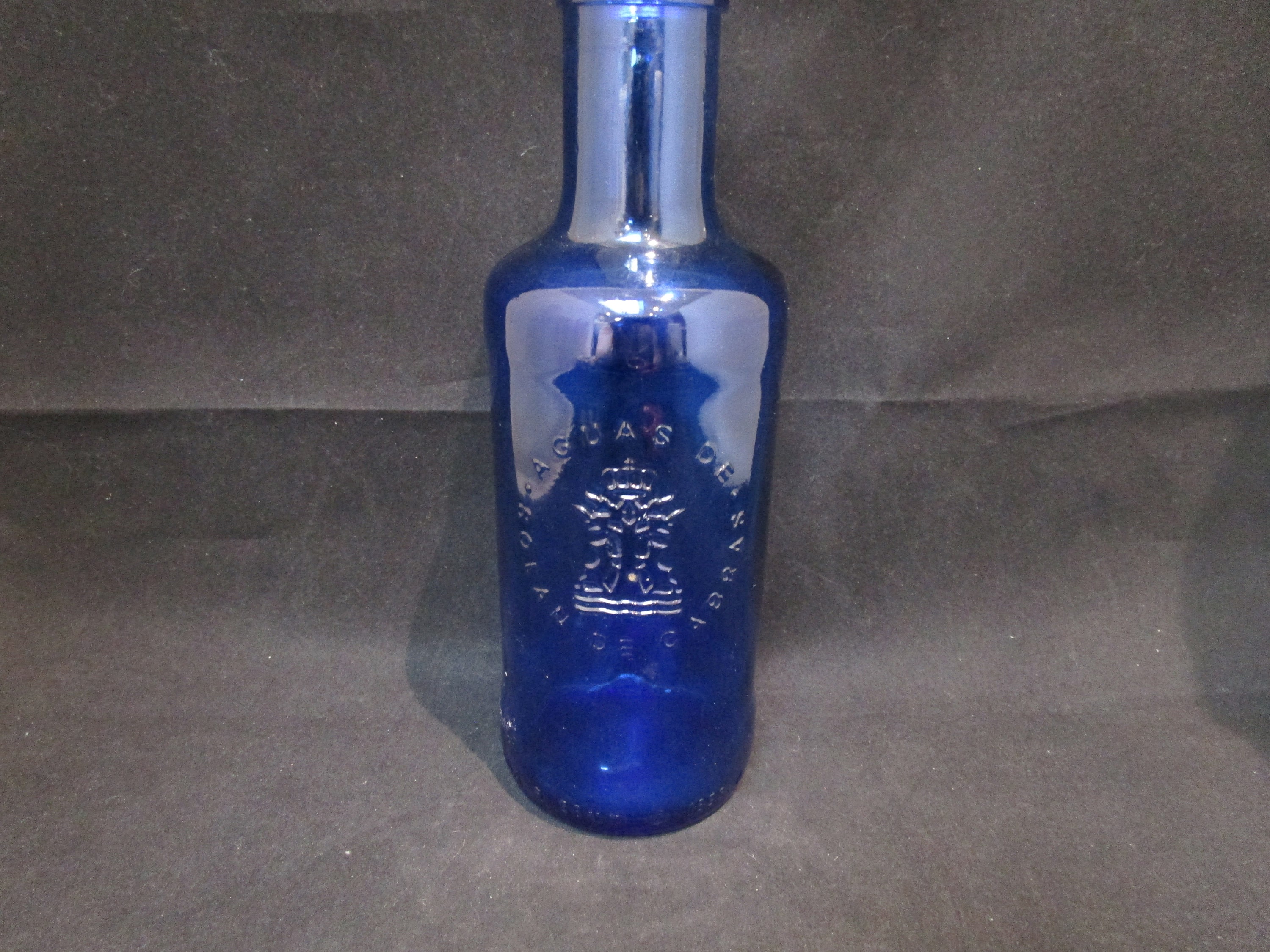 Antique blue glass beer bottle - Etsy 日本