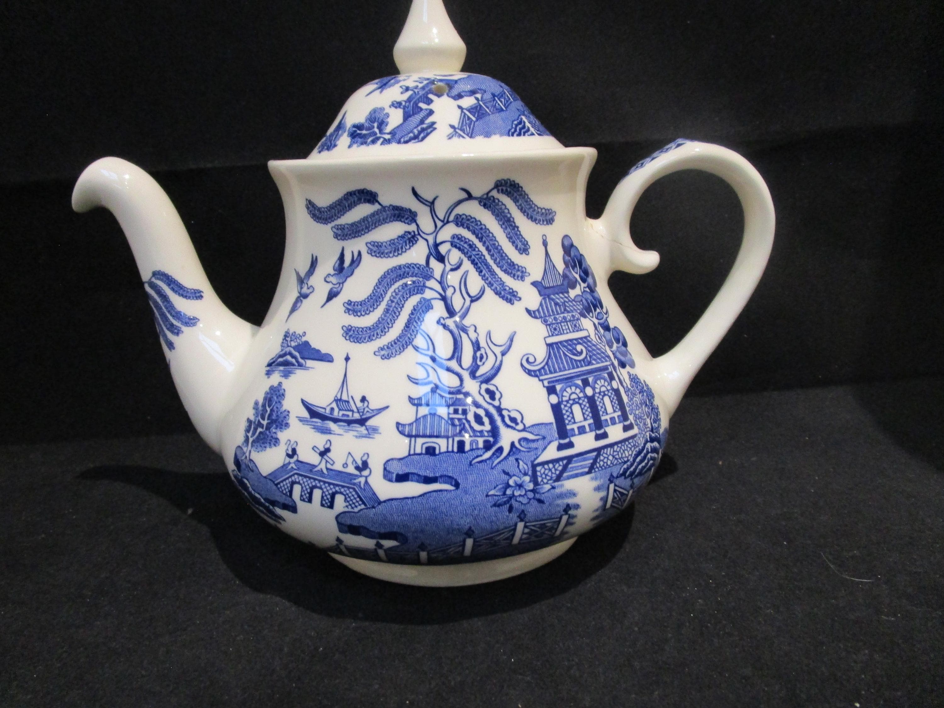 Booths old willow teapot - Etsy 日本