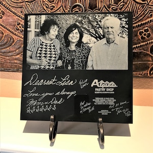 Personalized Handwritten Messages Engraved on Stone, Custom Designs, Personalized Photo Etched on Marble, Unique and Memorable Gifts