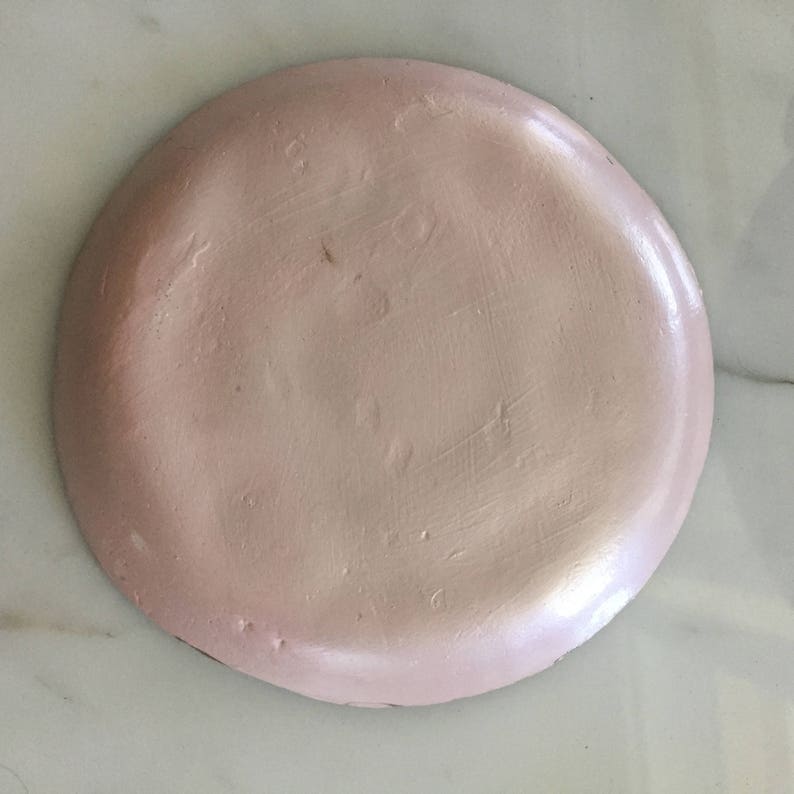Pink Blush Jewelry Dishclay Ring Dishtrinket Etsy
