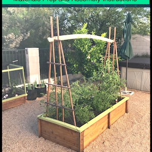 CEDAR RAISED BED HowTo Build Tutorial Home Garden Tomatoes Vegetables Flowers Drip Irrigation Instant Digital Download
