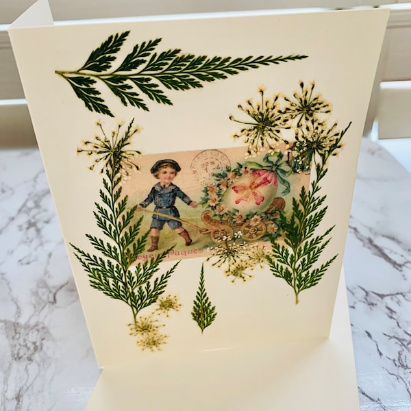 Unique Pressed Flower Note Cards, One-of-a-Kind Nature Notes, Stationery Notes