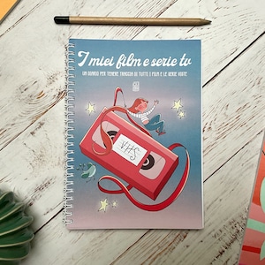 Diario dei film e delle serie tv / Formato A5 rilegato con spirale