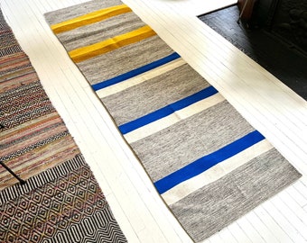 PACIFICO Rug - Large Runner, Runner, Wool Rug, Natural Dyes, Fair Trade Rug, Handmade Rug, Hand Loomed, Oaxaca Rug, Bohemian Rug, Bold Print