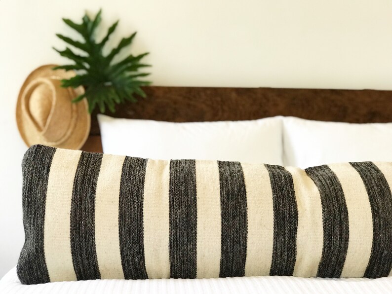 Wool Lumbar Pillow Cover Boho Lumbar Pillow Southwest Lumbar Etsy