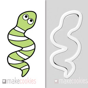 Snake Cookie Cutter, Reptile Cookie Cutter, Animal Cookie Cutter