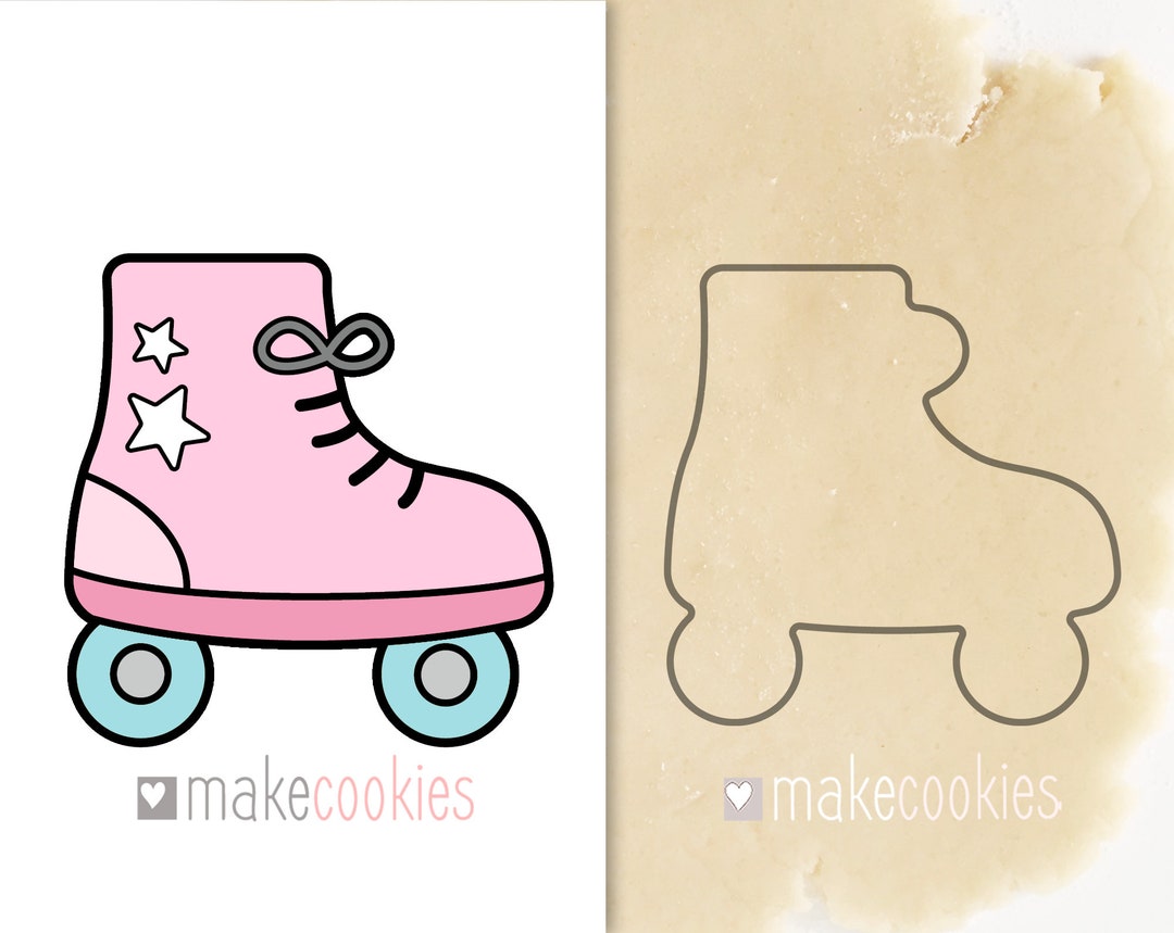 Roller Skate Cookie Cutter Cookie Cutters Fondant Cutters Etsy