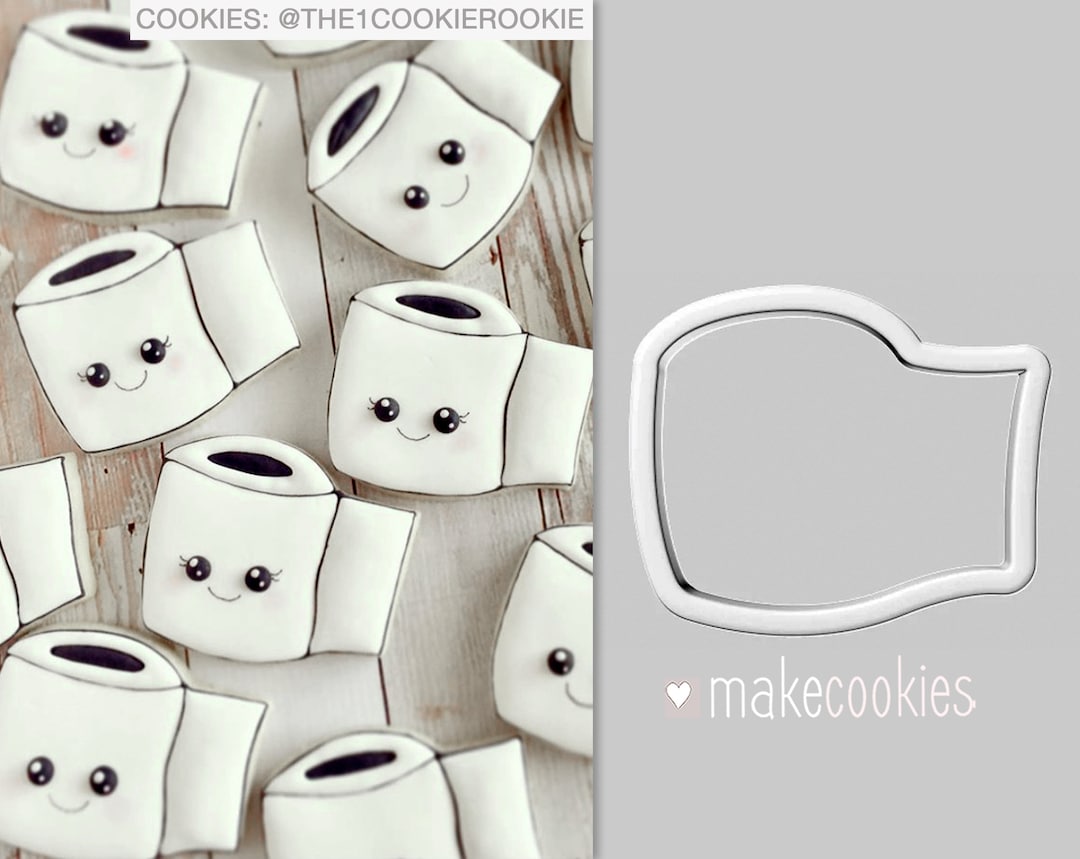 Toilet Paper Cookie Cutter, Toilet Cookie Cutter, Fondant Cutters Etsy