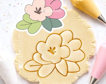 Flower Cookie Cutter for Mother's Day Fondant Clay Cutter
