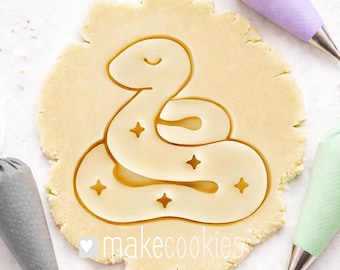 Snake Cookie Cutter - Magic Halloween - Fondant and Clay Cutters