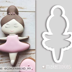 Ballerina Cookie Cutter, Ballet Cookie Cutter, Fondant Cutters