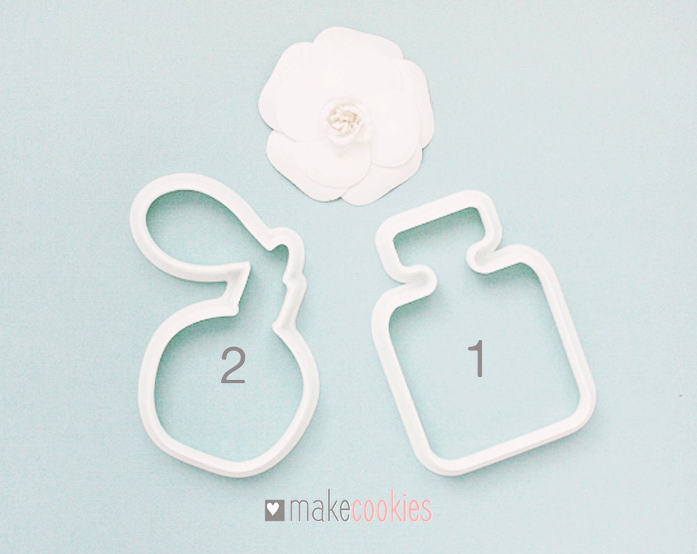 Perfume Cookie Cutters Bridal Shower Wedding Cutters Etsy