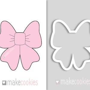 Bow Cookie Cutter, Fondant Cutters, Baby shower cookie cutters