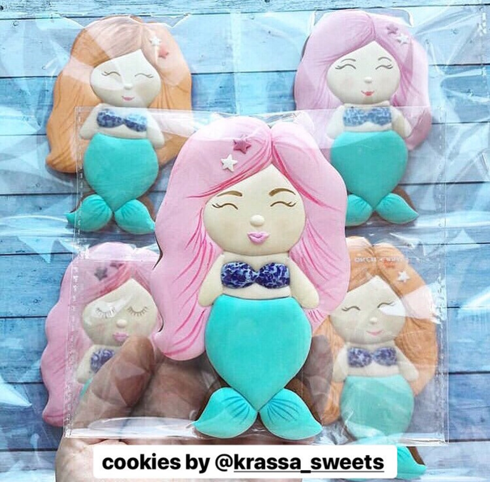 Mermaid Cookie Cutter Cookie Stamp Fondant Cutters Cookie Etsy