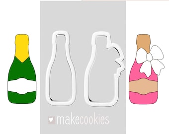 Bottle Cookie Cutters, Wine Bottle Cookie Cutter, Christmas Cookie Cutters