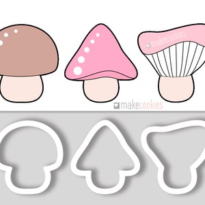 Chubby Mushroom Cookie Cutter: Fall Baking