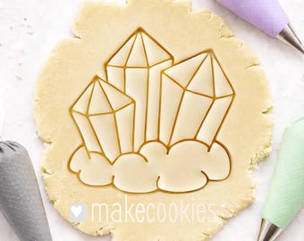 Crystals Cookie Cutter - Magic Halloween - Fondant and Clay Cutters