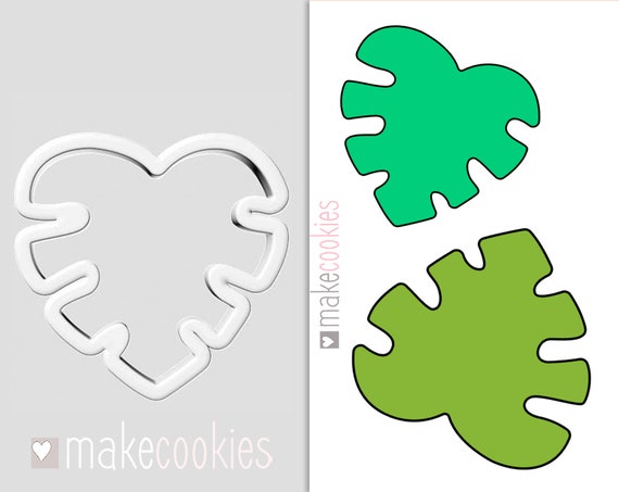 Cinco de mayo Jungles Cookie Cutter Fiesta cookie cutters Tropical Leaf Cookie Cutter Fondant Cutter