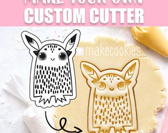 Custom Cookie Cutter based on your design or photo. Personalized 3d printed cookie cutters